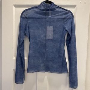 Zara Women's Blue Top